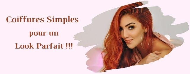 Coiffure simple et rapide | Frossia