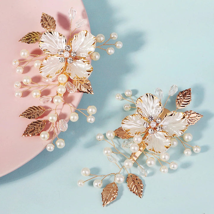 Épingles à Cheveux Bohème Chic pour Mariage – Lot de 2