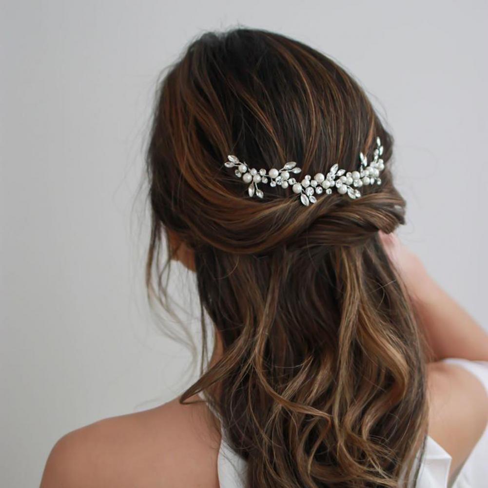 Épingle à Cheveux Bijoux Perles et Cristaux