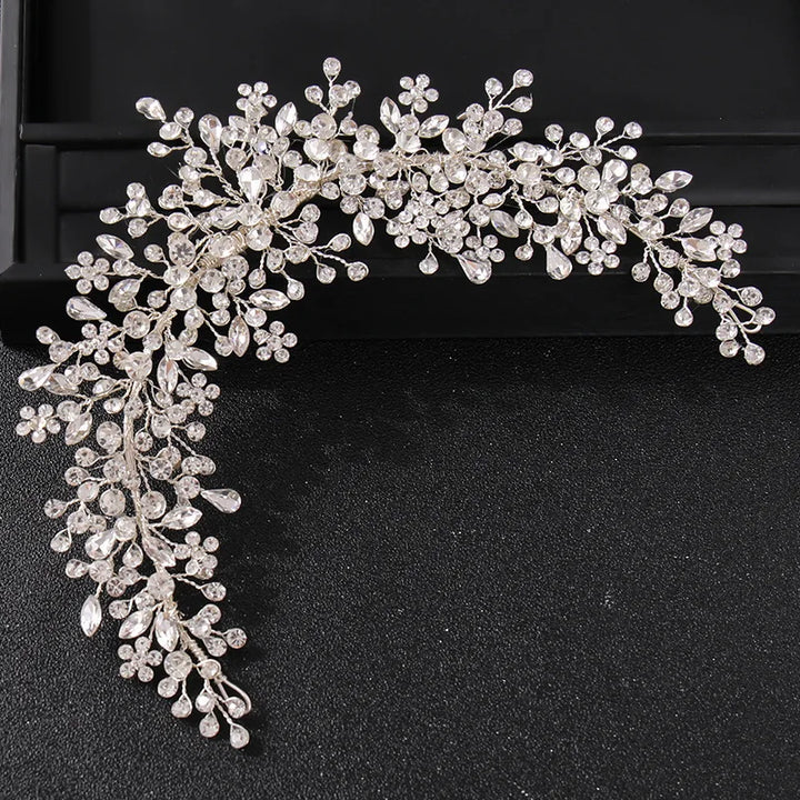 Épingle à Cheveux de Mariage en Cristal – Élégance Lumineuse