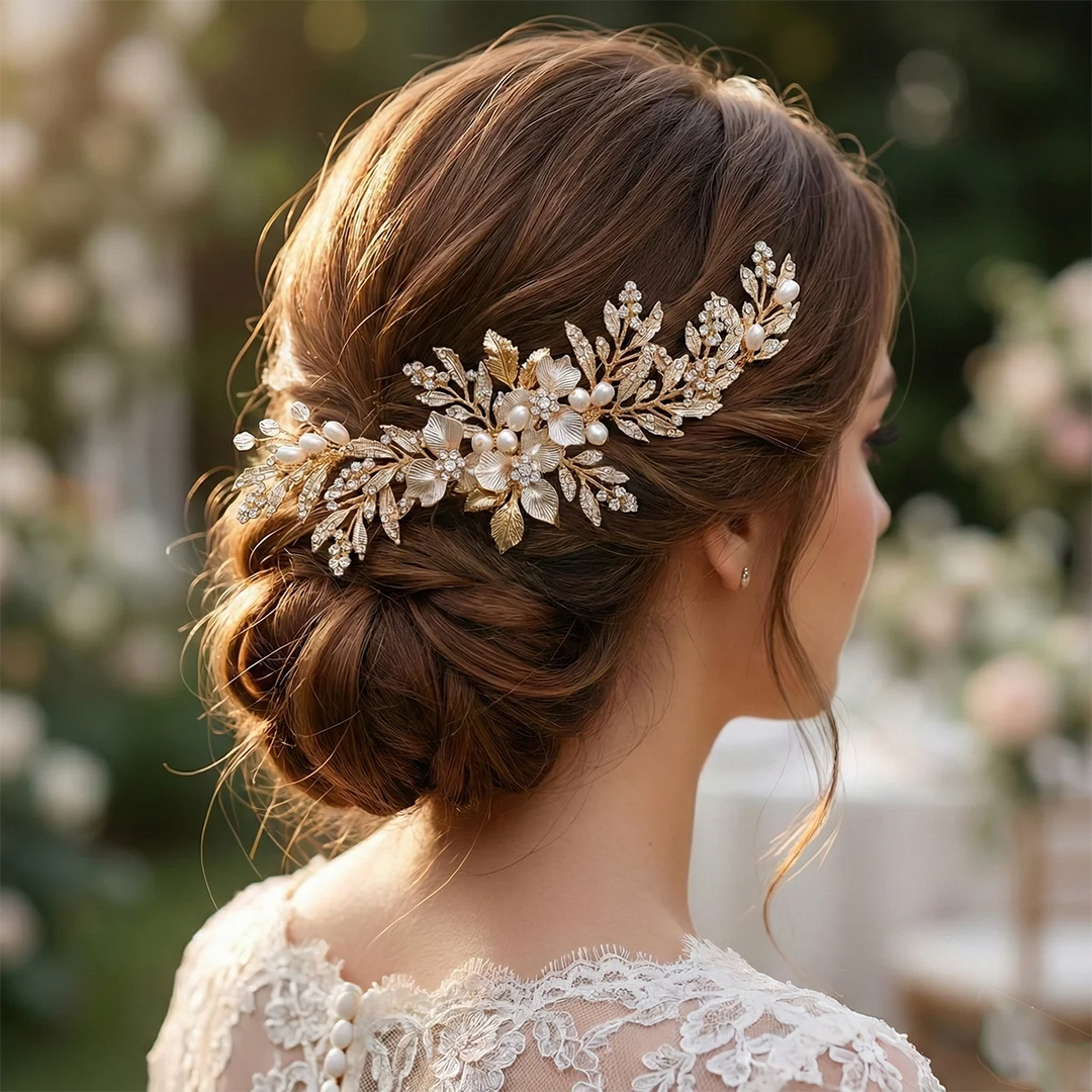 Peigne à Cheveux de Mariée Chic