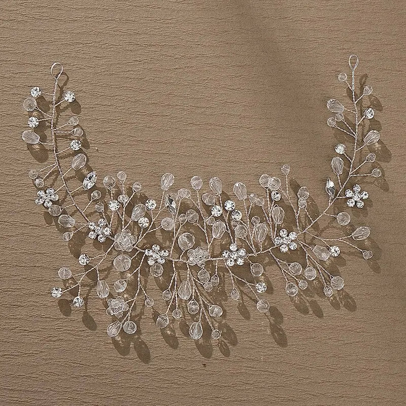 Épingle à Cheveux Longue en Cristal pour Mariage
