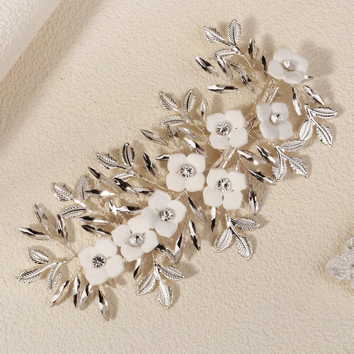 Épingle à Cheveux pour Mariage avec Fleurs – Élégance Bohème et Romantique
