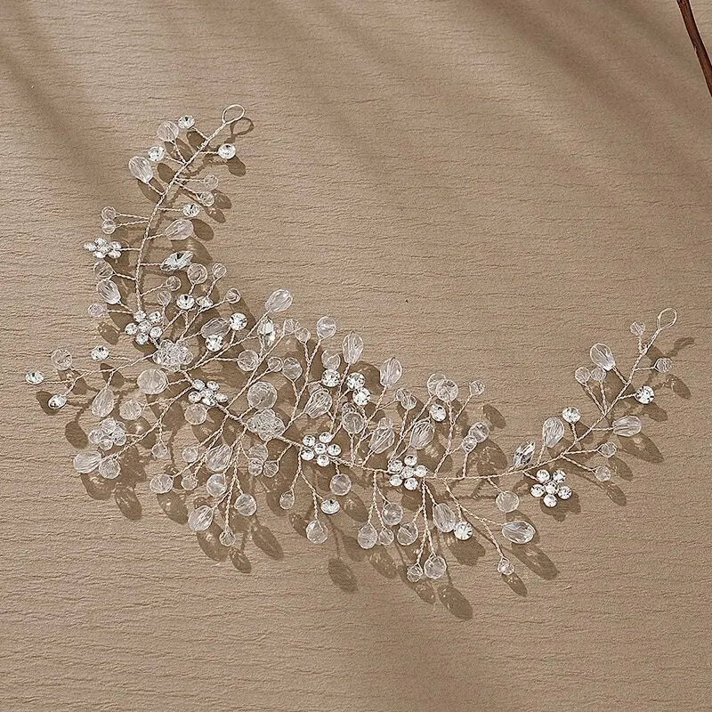 Épingle à Cheveux Longue en Cristal pour Mariage
