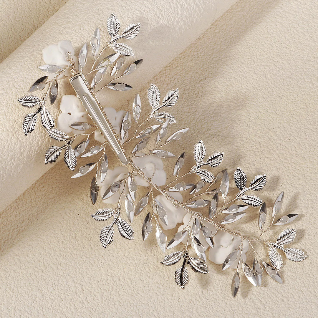 Épingle à Cheveux pour Mariage avec Fleurs – Élégance Bohème et Romantique