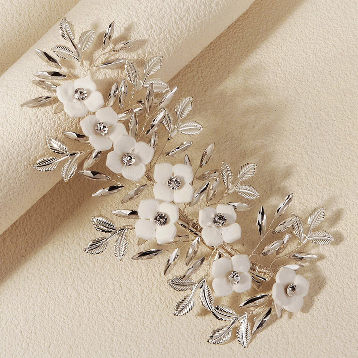 Épingle à Cheveux pour Mariage avec Fleurs – Élégance Bohème et Romantique