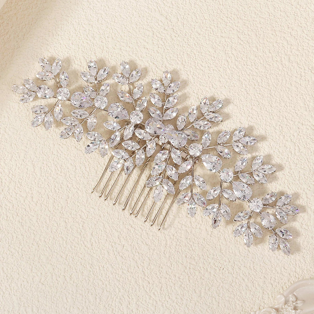 Grand Peigne à Cheveux pour Chignon de Mariage