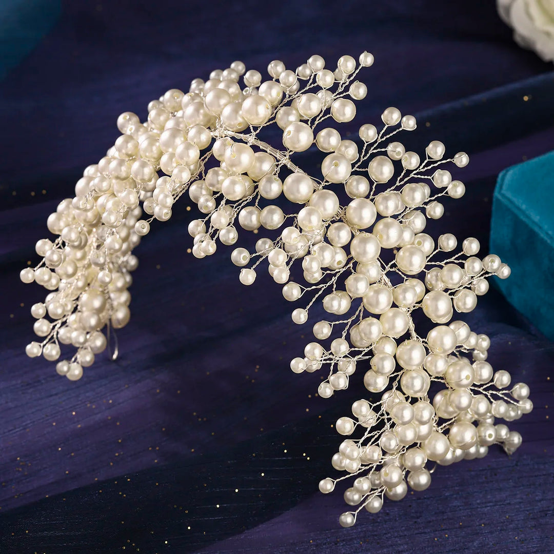 Grande épingle à cheveux à perles pour mariage