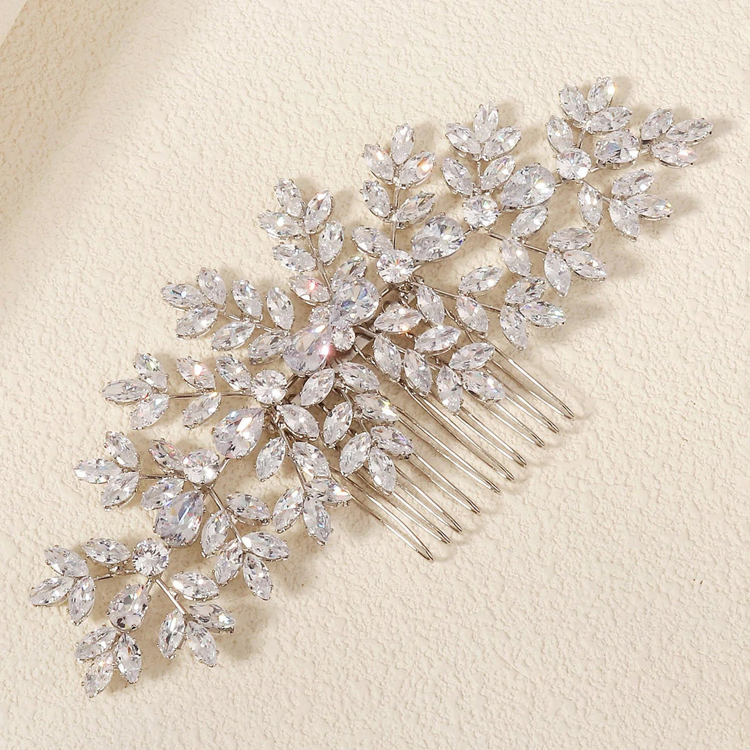 Grand Peigne à Cheveux pour Chignon de Mariage