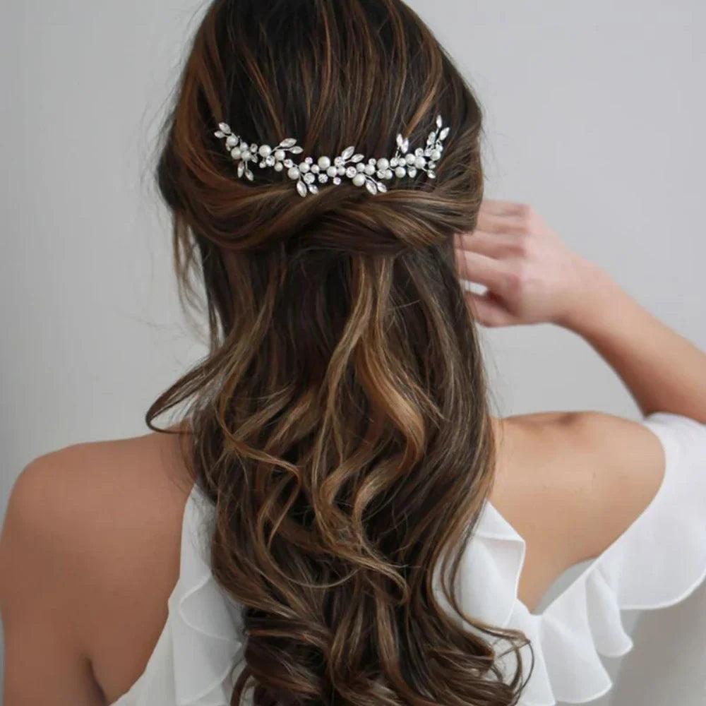 Épingle à Cheveux Bijoux Perles et Cristaux