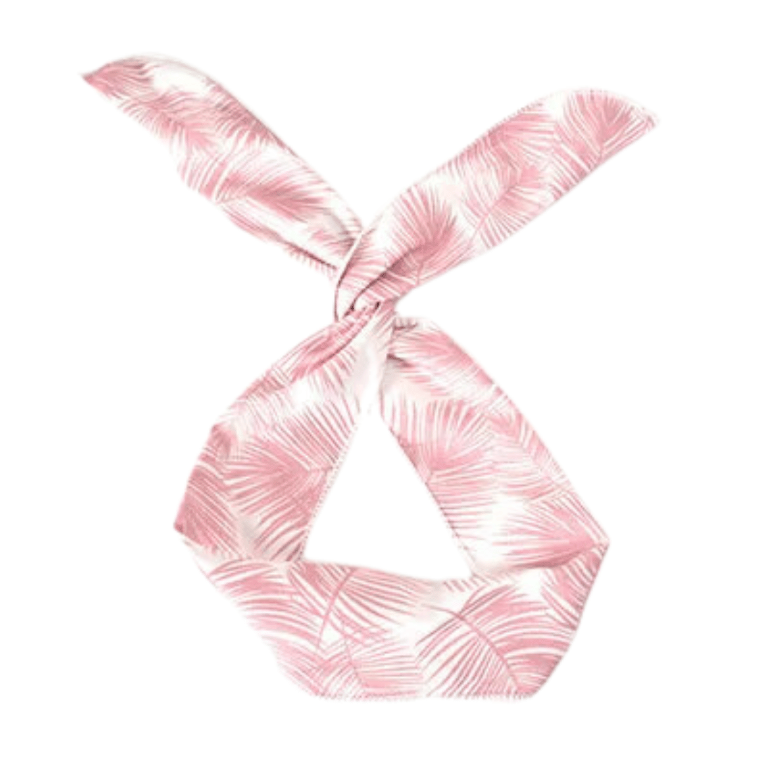 Bandeau Cheveux Rose avec Fil de Fer | Frossia