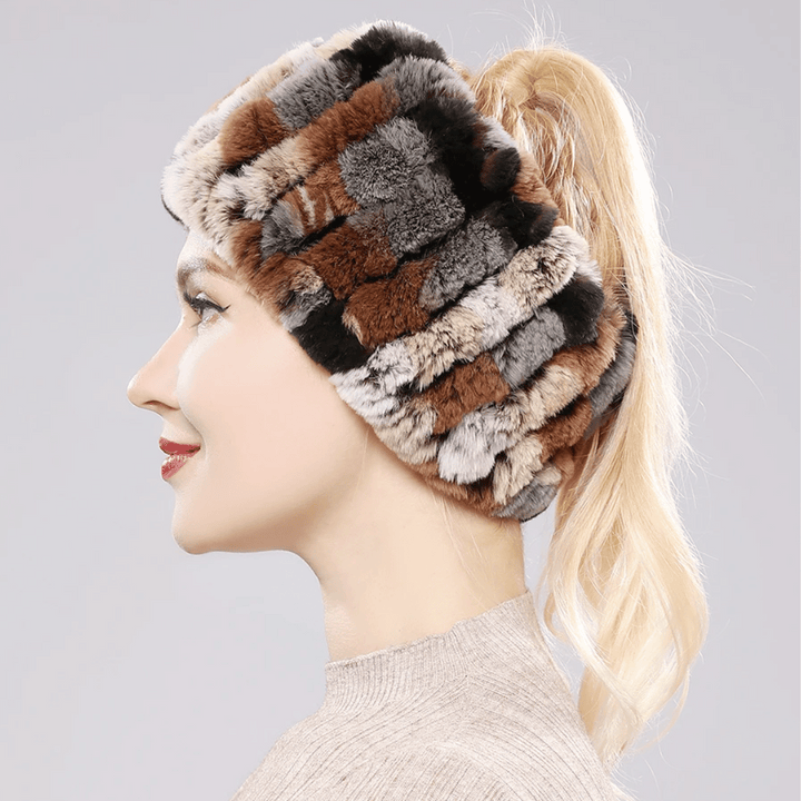 Bandeau Fourrure Naturelle Russe | Frossia