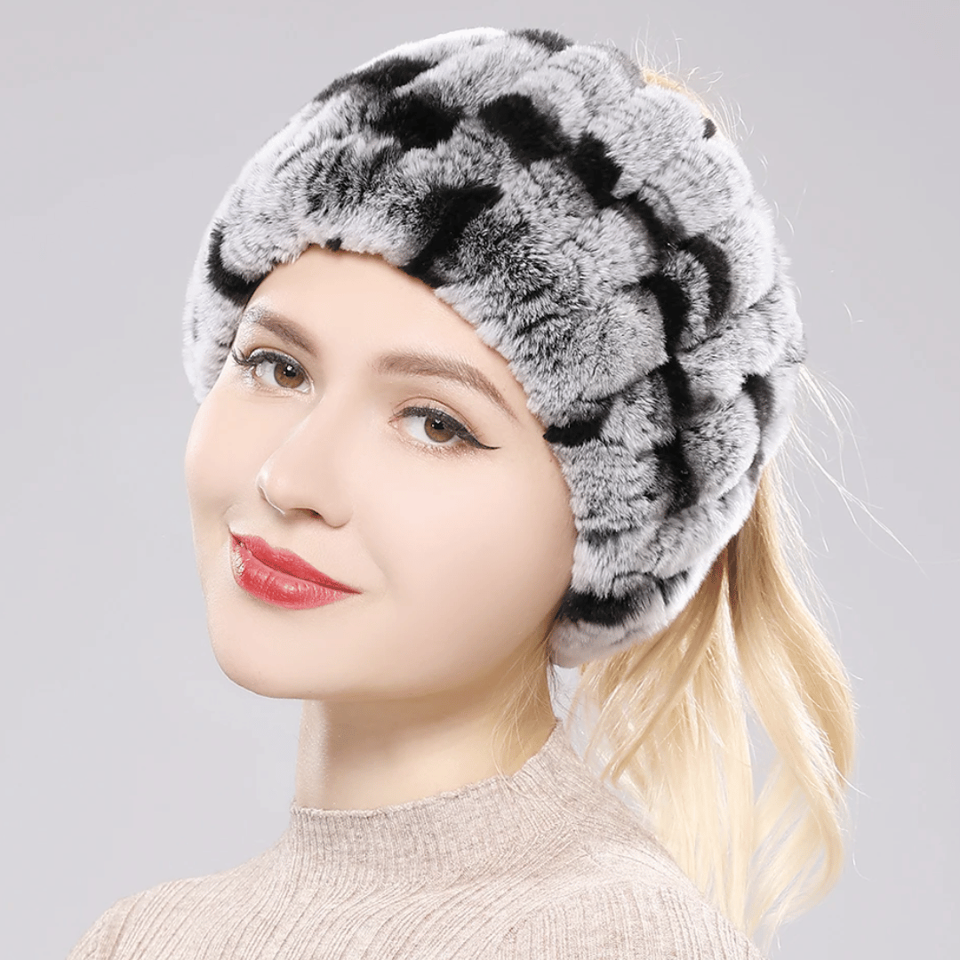 Bandeau Fourrure Gris | Frossia