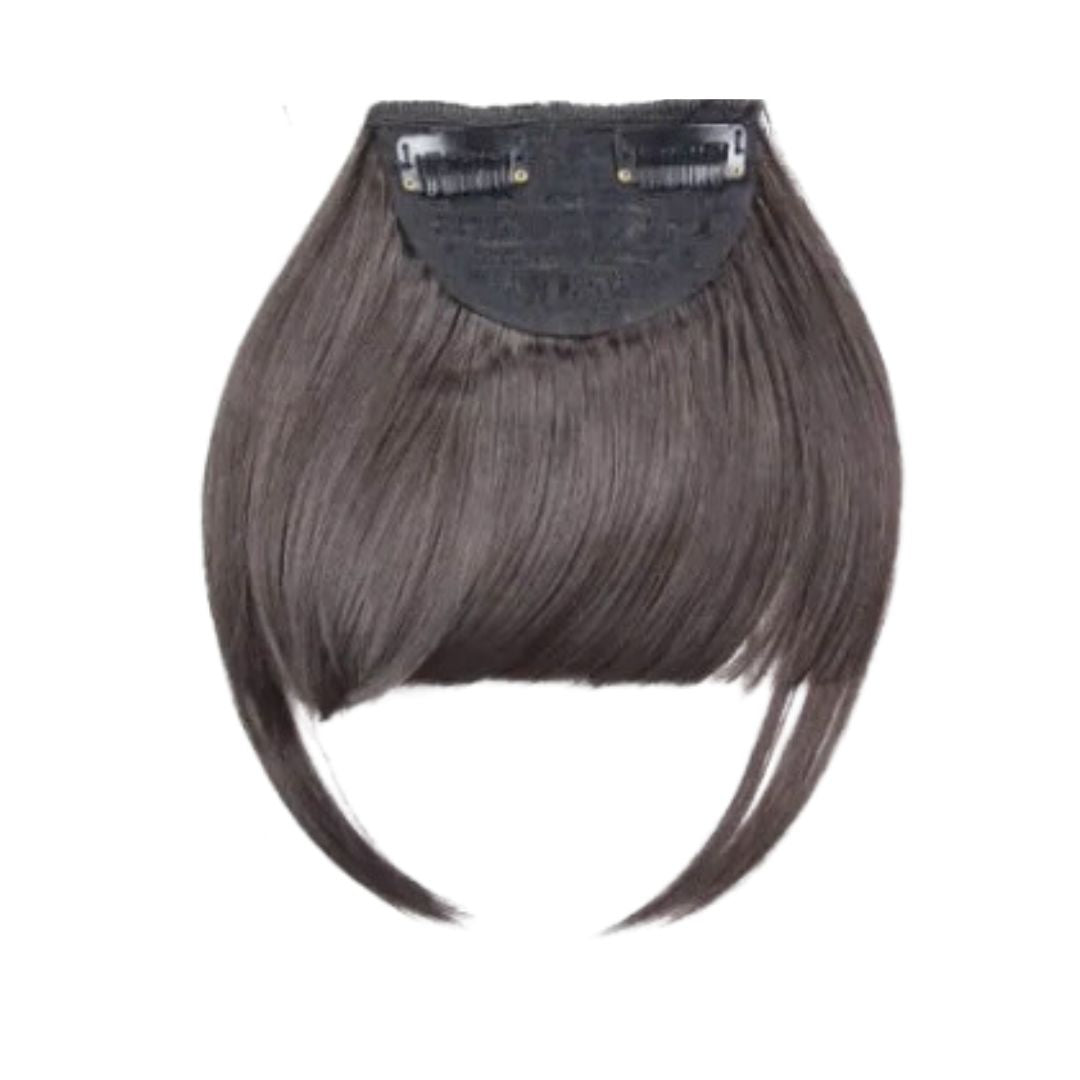 Fausse Frange a Clips Brune | Frossia