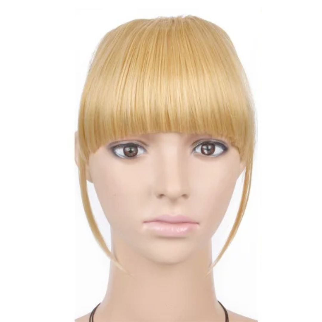 Fausse Frange Blonde Dorée | Frossia