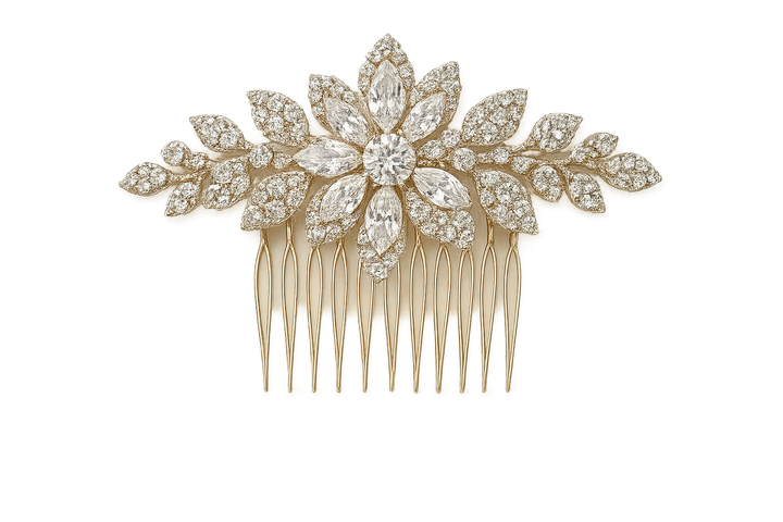 Peigne Cheveux Bijoux Strass - Premium