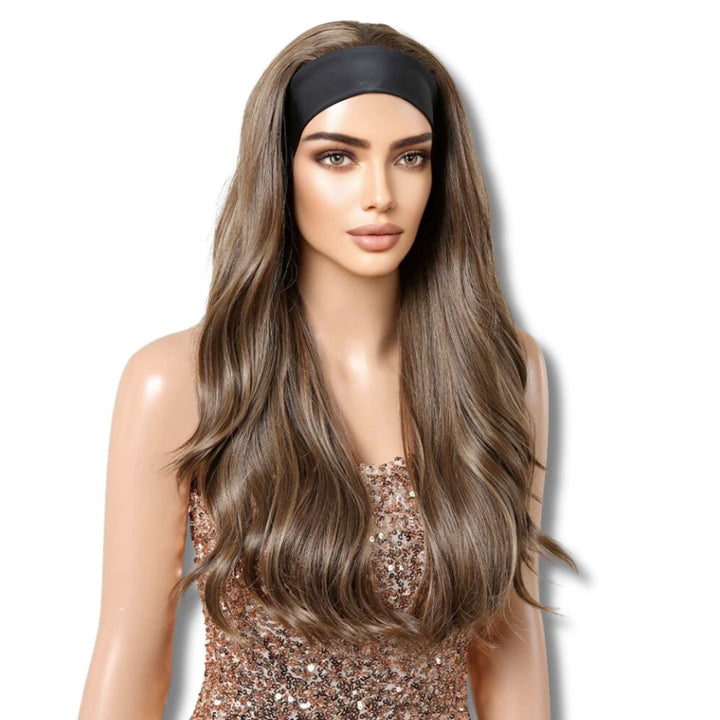Perruque Bandeau Châtain | Frossia