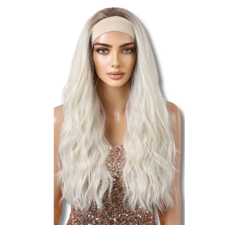 Perruque Bandeau Blonde Polaire | Frossia
