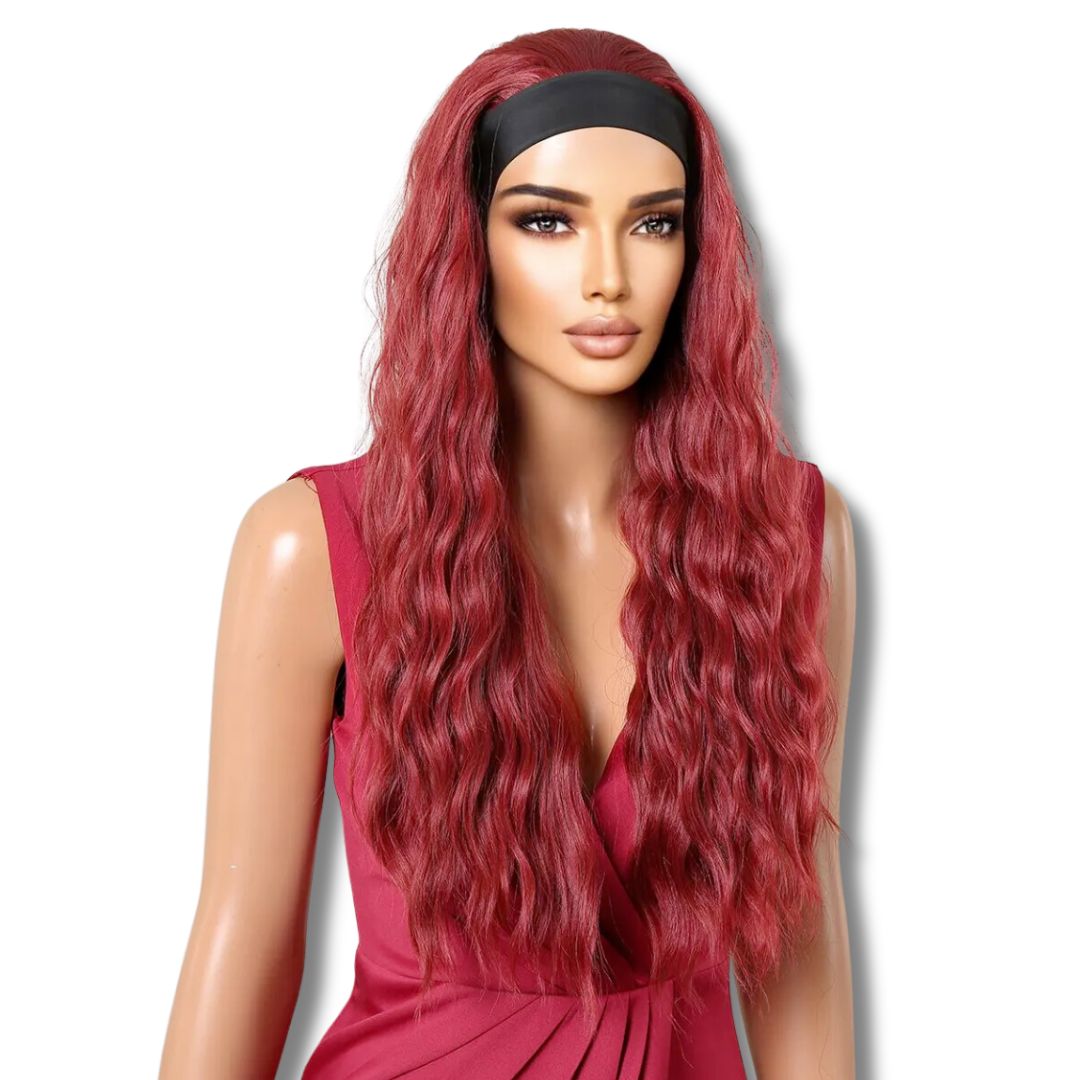 Perruque Rouge Bandeau | Frossia