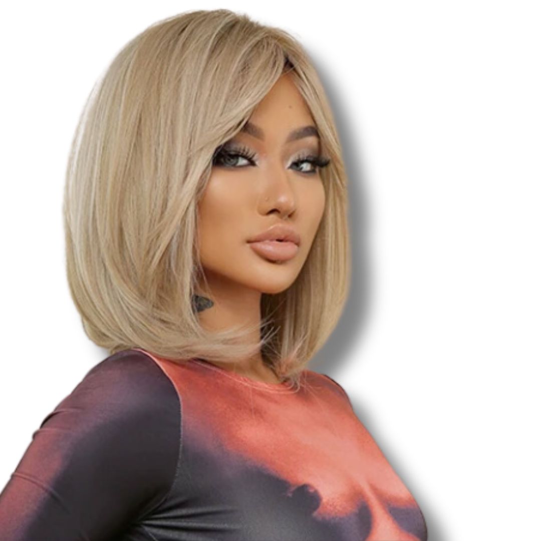 Perruque Blonde Courte | Frossia