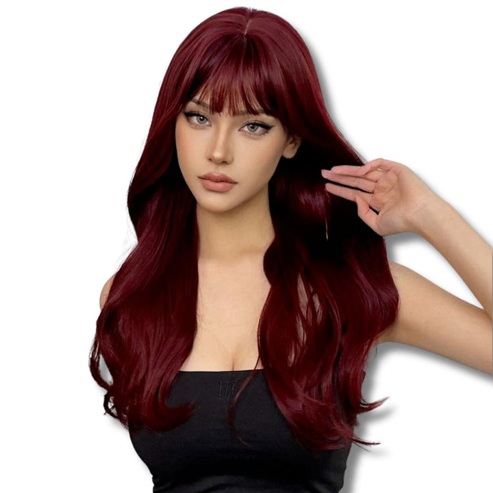 Perruque Acajou Longue pour Femme | Frossia