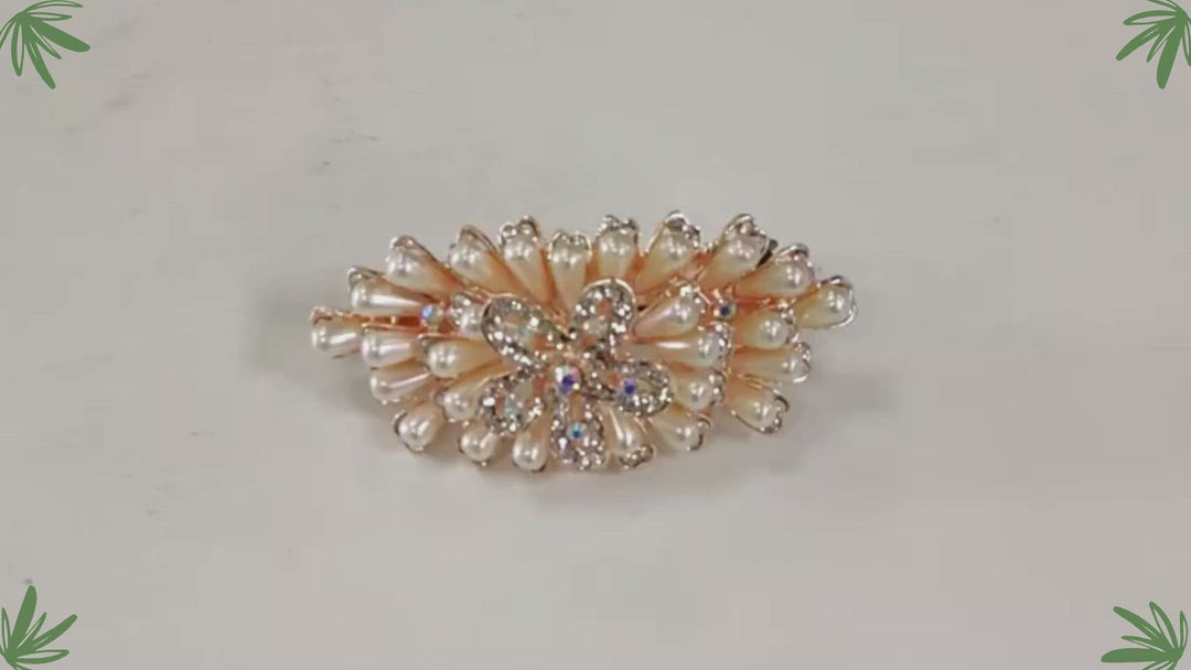 Grosse Barrette Cheveux a Perle
