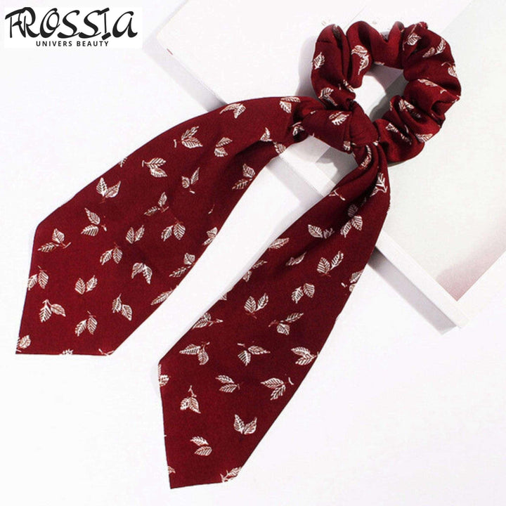 foulchie cheveux motif bordeaux - Frossia 