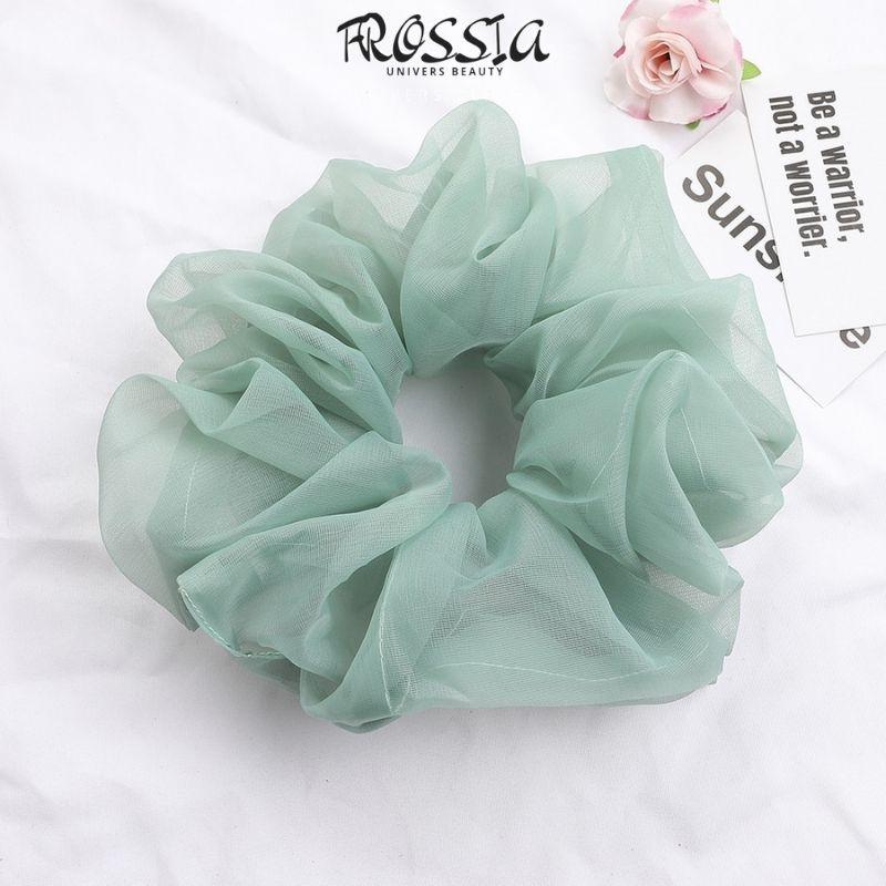 Chouchou cheveux turquoise