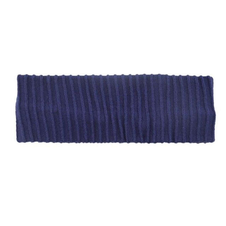 Bandeau cheveux bleu marine d'hiver pour femme | Frossia