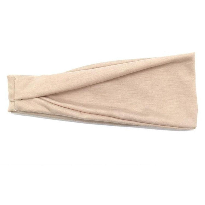 Bandeau Élastique beige pour Cheveux