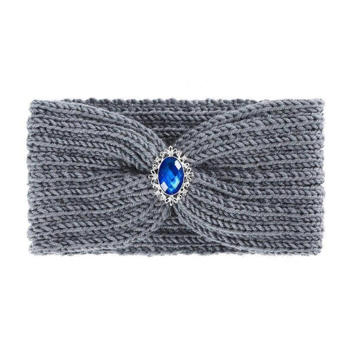 Bandeau cheveux laine zara gris