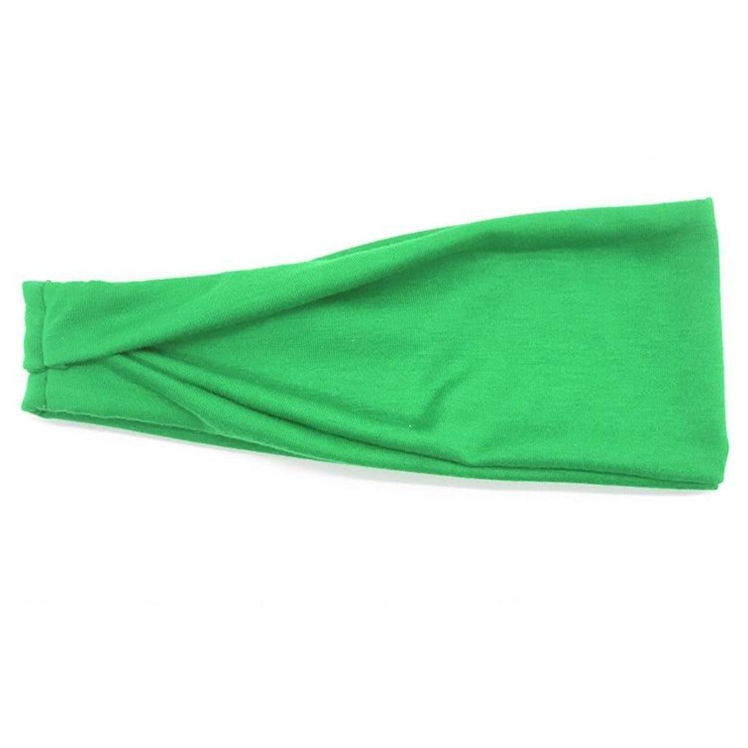 Bandeau cheveux élastique vert | Frossia