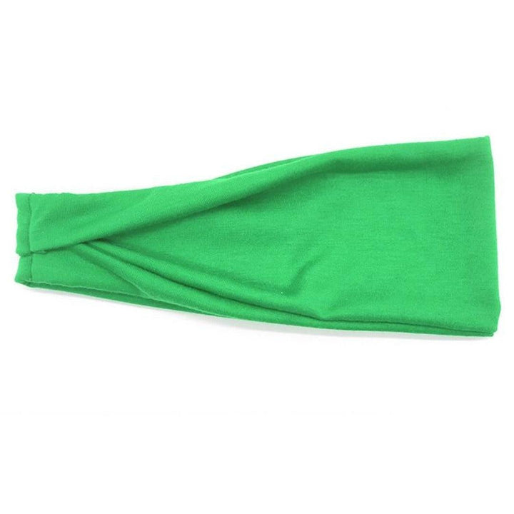 Bandeau cheveux élastique vert | Frossia