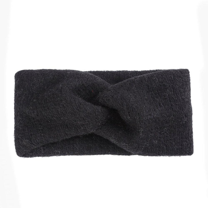bandeau cheveux de couleur noir pour hiver