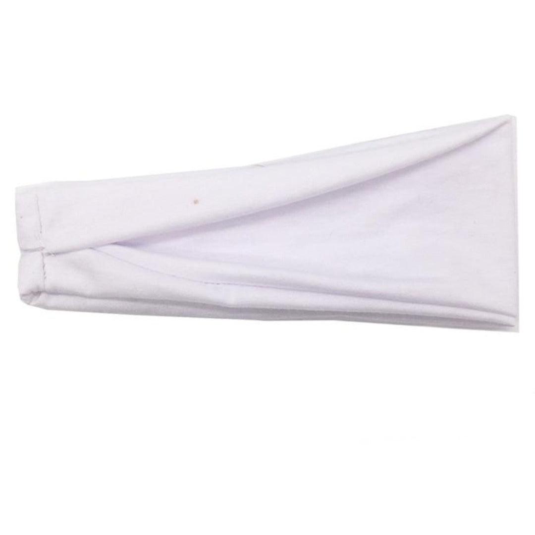Bandeau Élastique blanc pour Cheveux