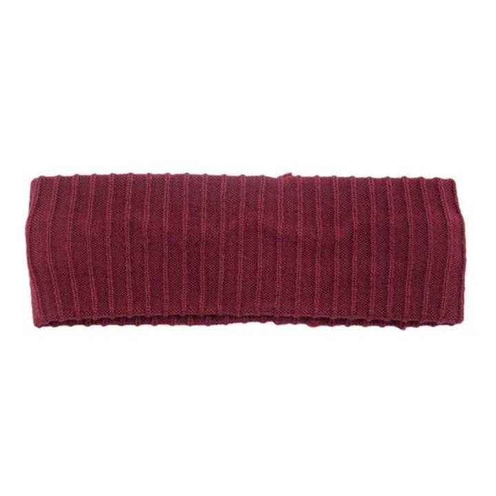 Bandeau cheveux bordeaux d'hiver pour femme | Frossia