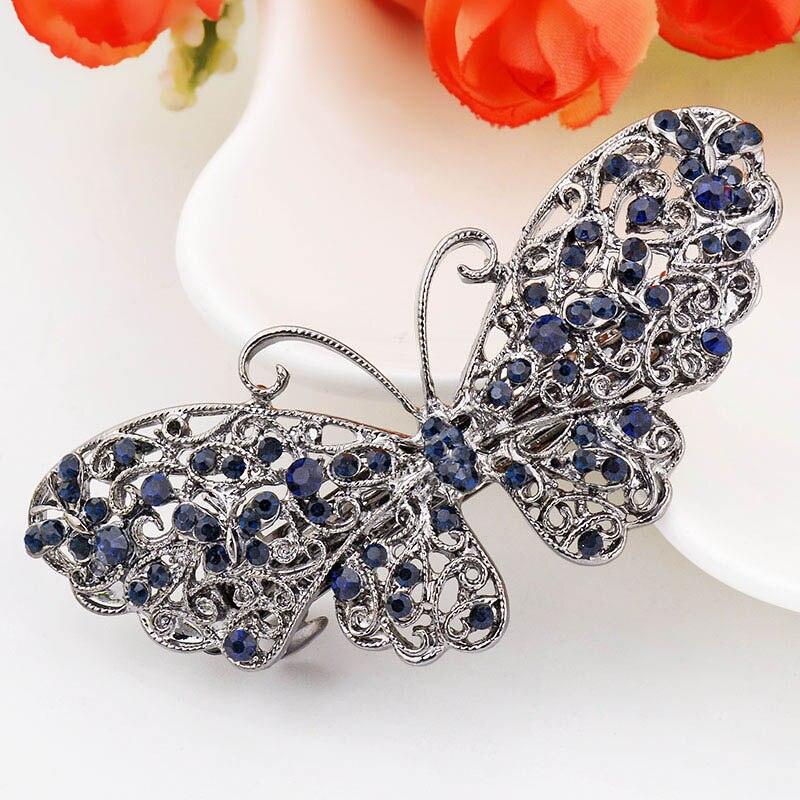 Barrette Papillon Strass - Frossia