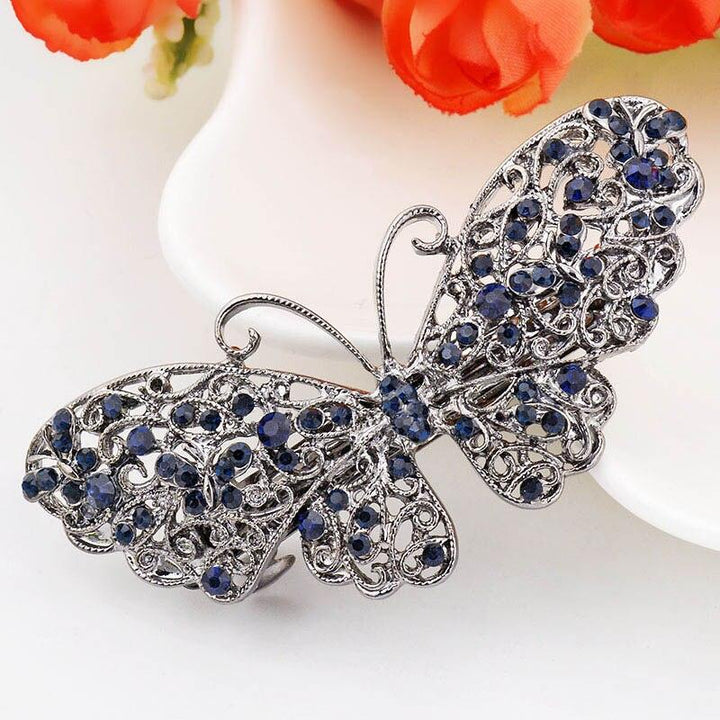 Barrette Papillon Strass - Frossia