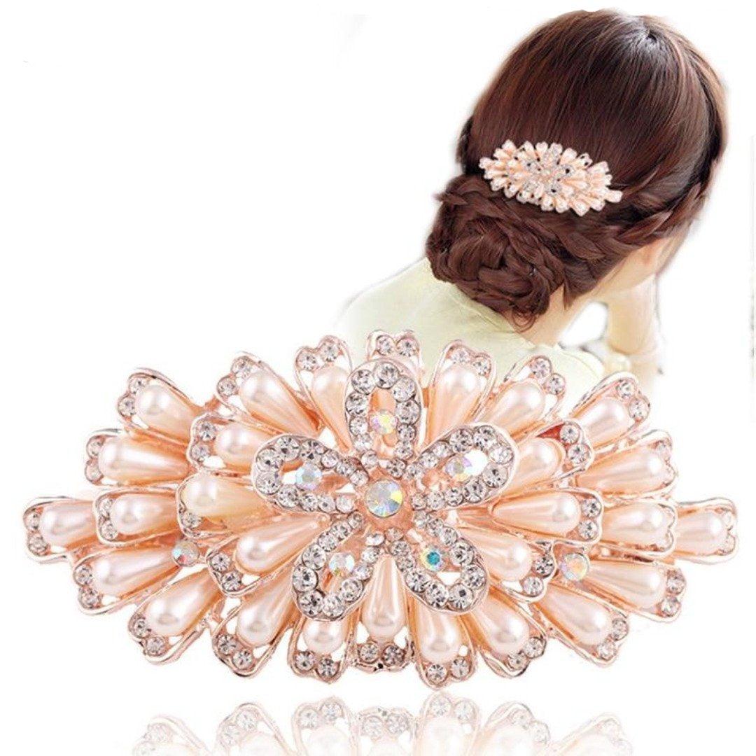 Grosse Barrette Cheveux a Perle | Frossia