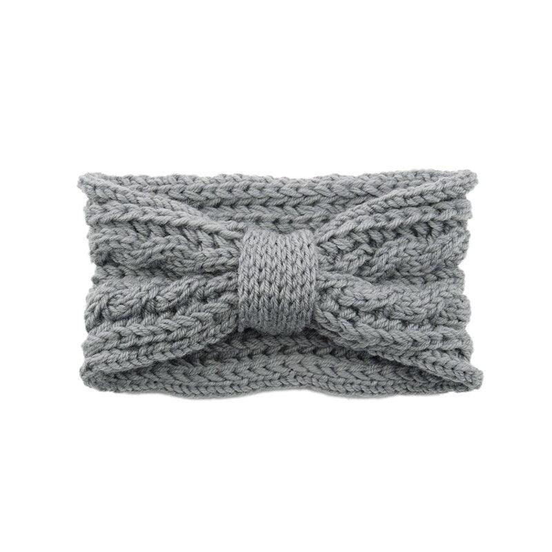 Bandeau cheveux gris | Bandeau cheveux laine
