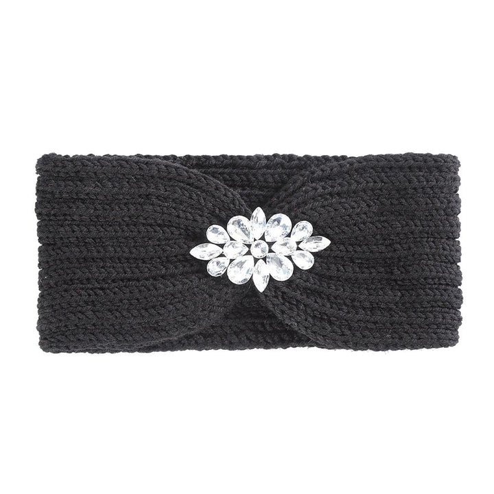 Bandeau cheveux noir avec bijoux
