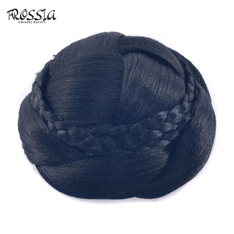 Postiche noir Chignon Natte - Frossia