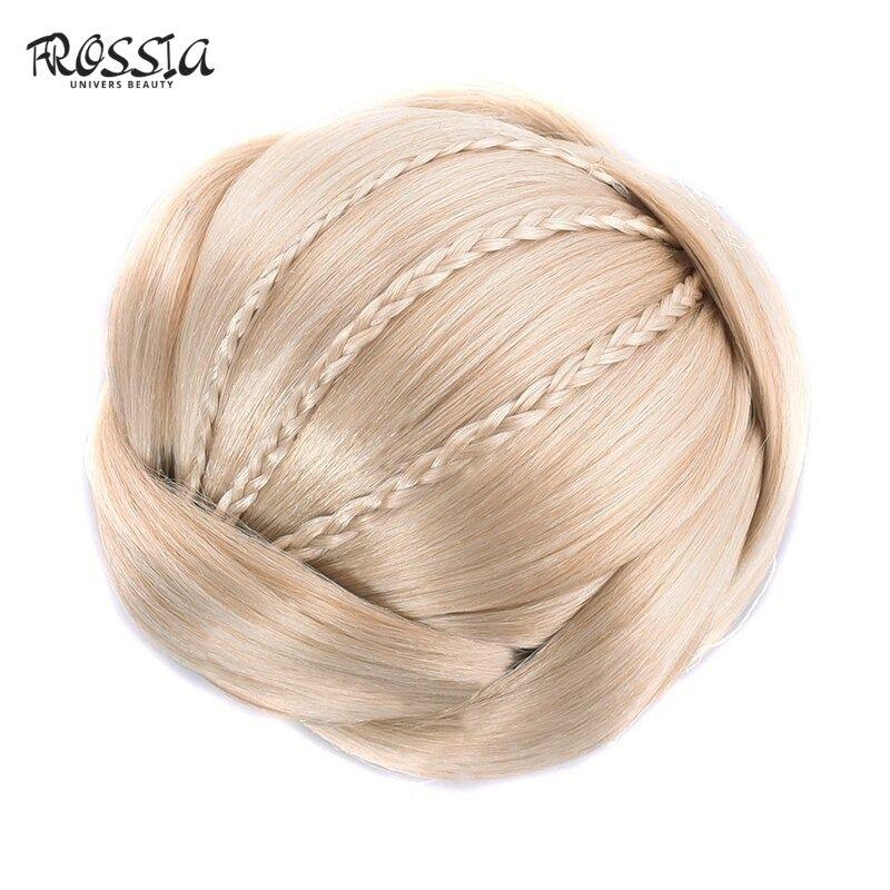 Postiche Chignon Tressé couleur Blond - Frossia