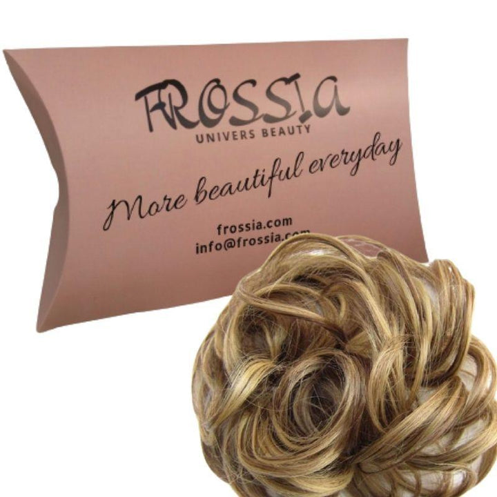 Postiche pour Chignon avec cheveux caramel | Frossia