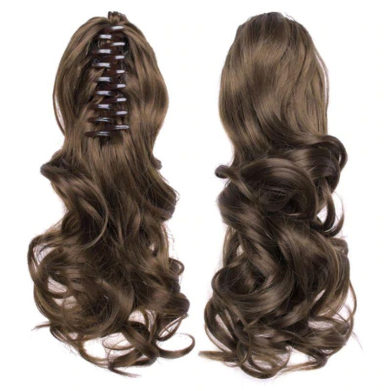 Postiche queue de cheval courte | extension cheveux pince crabe
