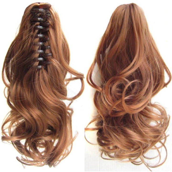 Postiche queue de cheval rousse | extension cheveux pince crabe