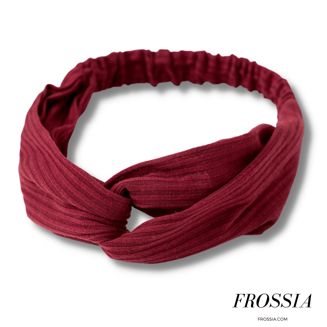 Bandeau bordeaux pour Cheveux Femme | Frossia