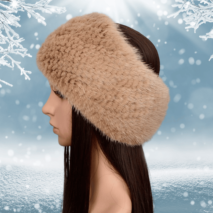 Bandeau cache oreille femme en fourrure | Frossia