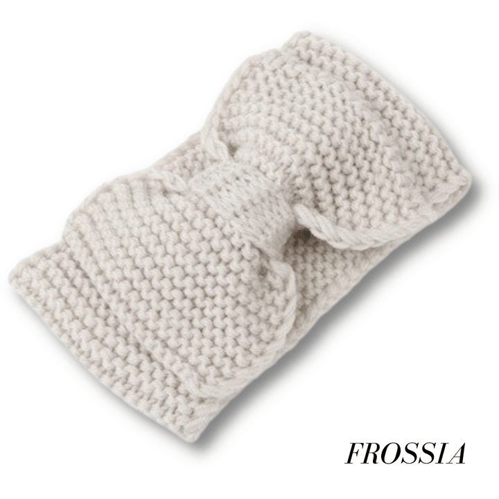 Bandeau Cheveux blanc Crochet | Frossia