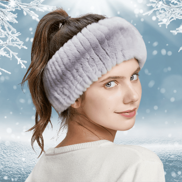 Bandeau Cheveux Femme pour Hiver en Fourrure | Frossia